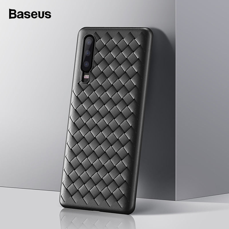 Baseus BV Weave Case For Huawei P30 P20 Mate 20 Pro Luxury Soft Silicone Back Cover For Huawei P30Pro P20Pro Mate20 Fundas Coque